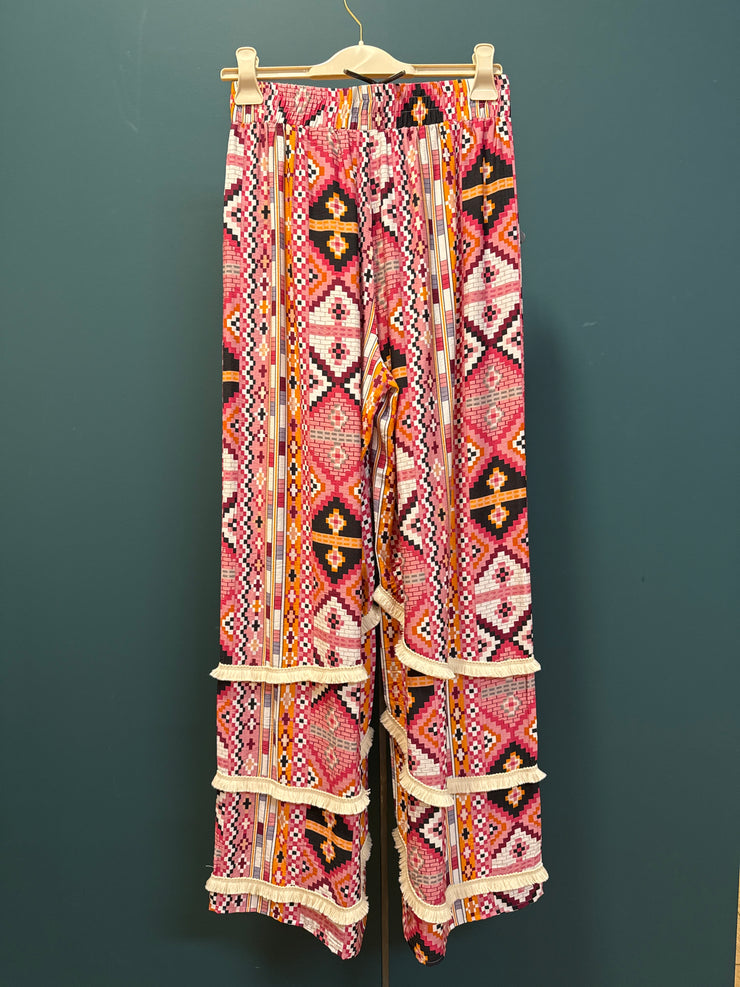 Pantalone fantasia rombi