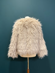 Giacca Eco pelliccia panna