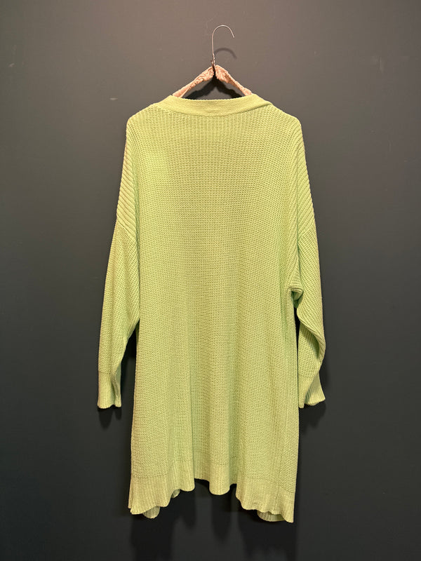 Cardigan verde mela