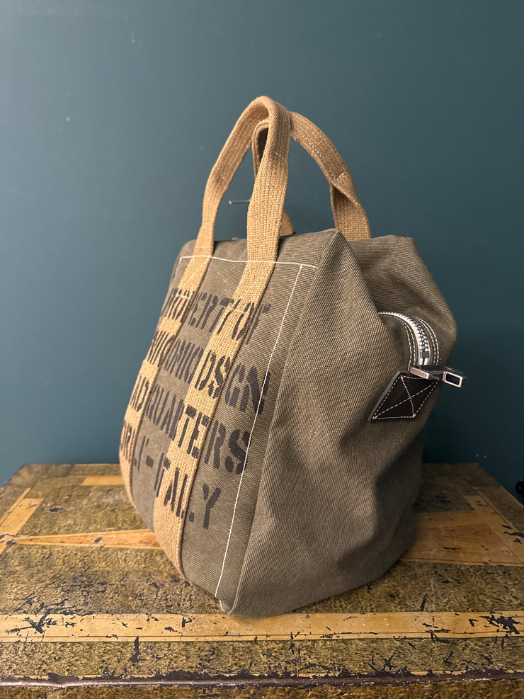 Borsa TT new tend camp verde militare manikomio dsgn