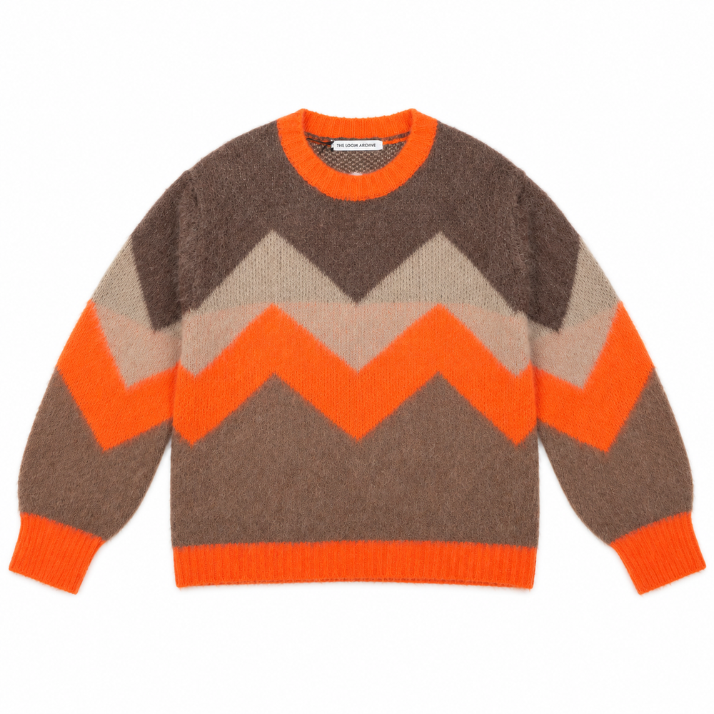 MAGLIA CHEVRON GIROCOLLO – THE LOOM ARCHIVE