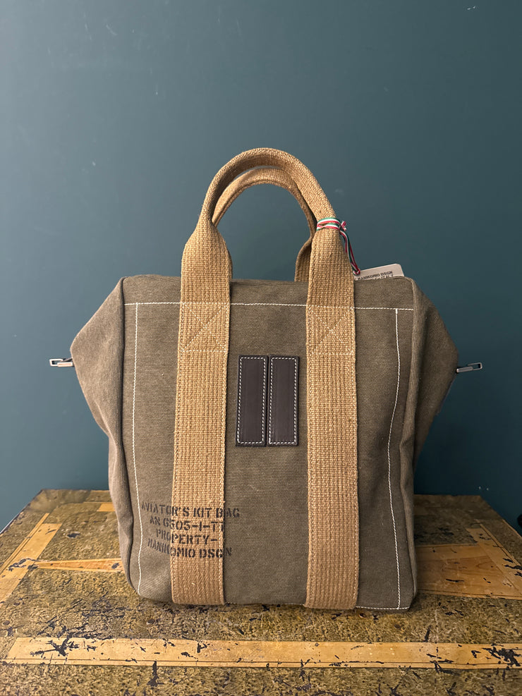 Borsa TT new tend camp verde militare manikomio dsgn