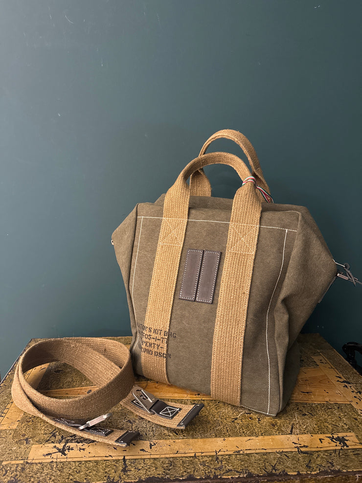 Borsa TT new tend camp verde militare manikomio dsgn