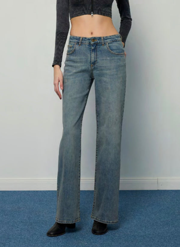 Jeans Ariane Palazzo – Noir and Bleu