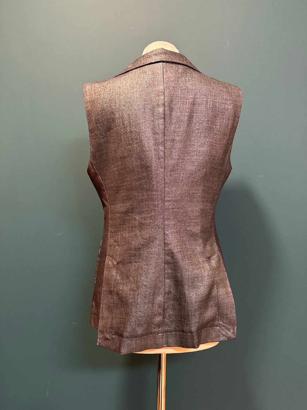 GILET BOBBY denim silver Japan shaft