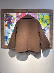 Giacca neoprene marrone