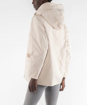 GIACCA REVERSIBILE IN NYLON MEMORY - PANNA/DIGITAL GREY