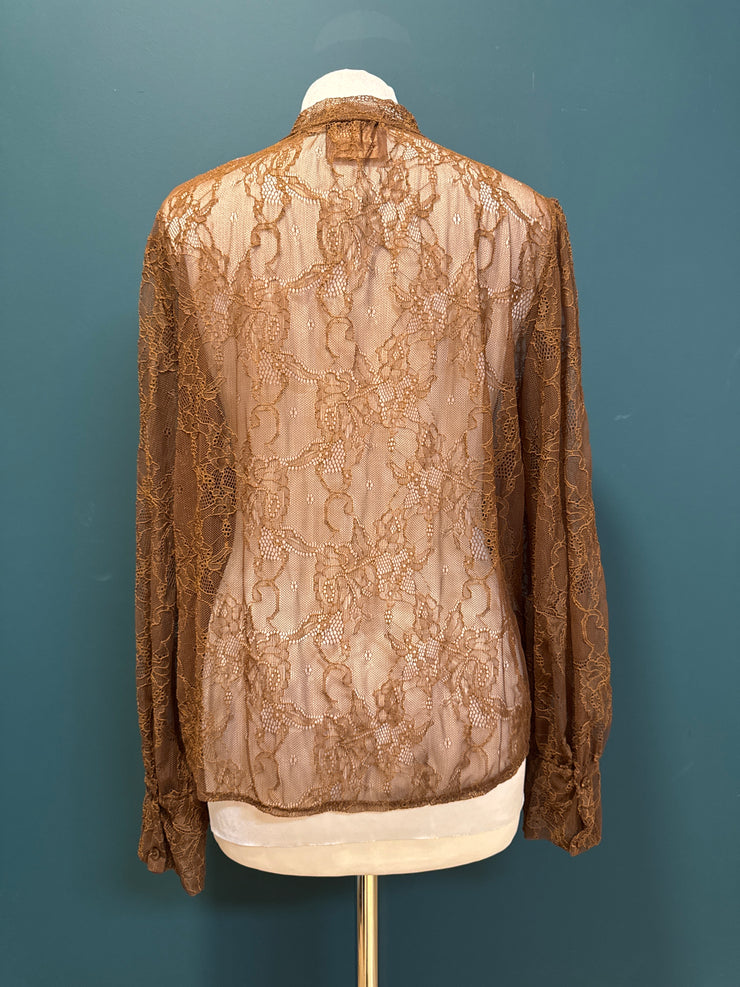 Camicia pizzo bruciato