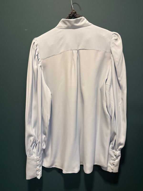 Camicia seta azzurro