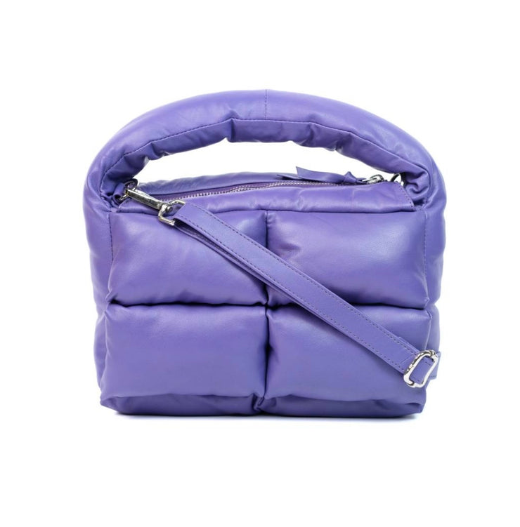Puffer bag purple