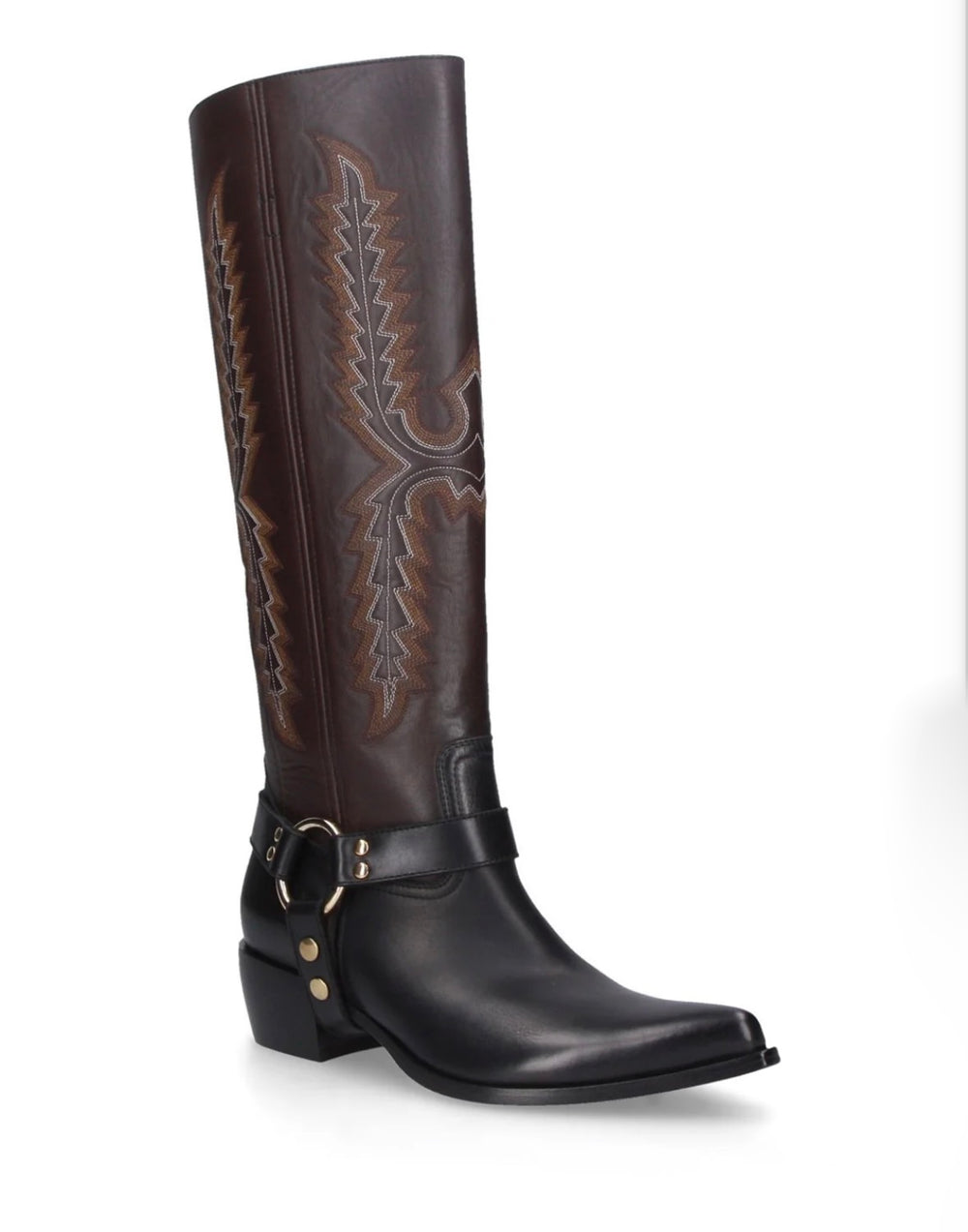 Stivale Texano Alto Bicolor – Elena Iachi