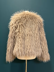 Giacca Eco pelliccia fango