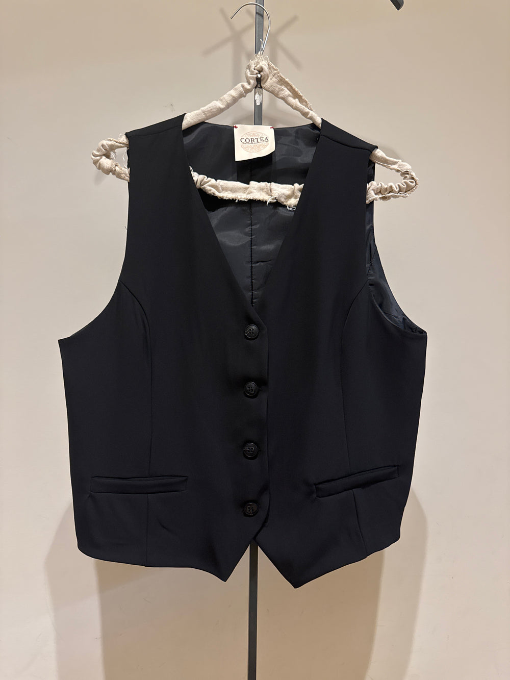Gilet panciotto Gino nero