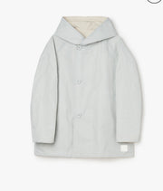 GIACCA REVERSIBILE IN NYLON MEMORY - PANNA/DIGITAL GREY
