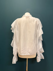 Camicia volant bianca