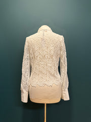 Camicia pizzo bianca fiocco