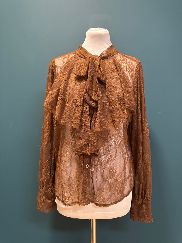 Camicia pizzo bruciato