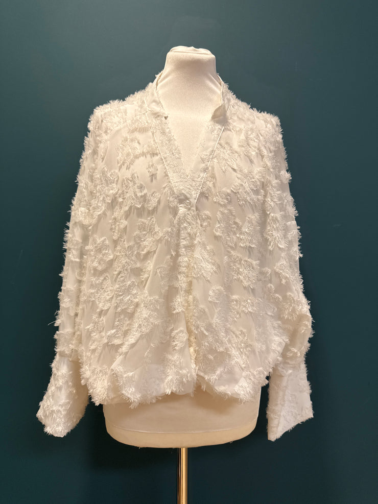 Camicia pipistrello bianca