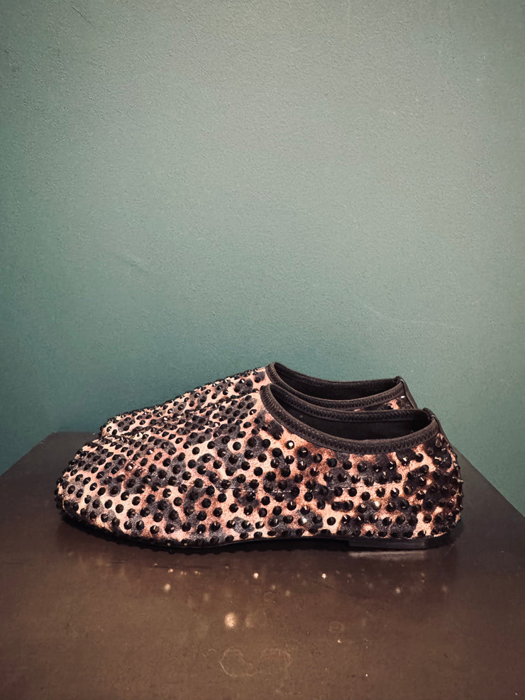 Ballerina strass animalier