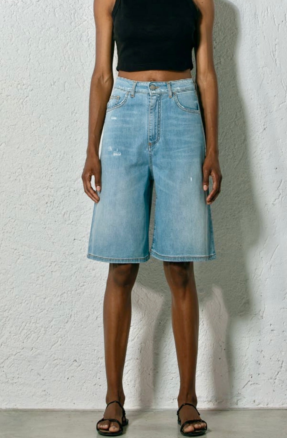 Short denim lungo