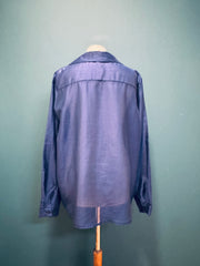 Camicia con tasca blu