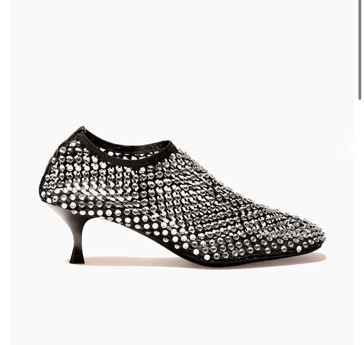 Jewels Scarpa Nera Cry All Over Strass