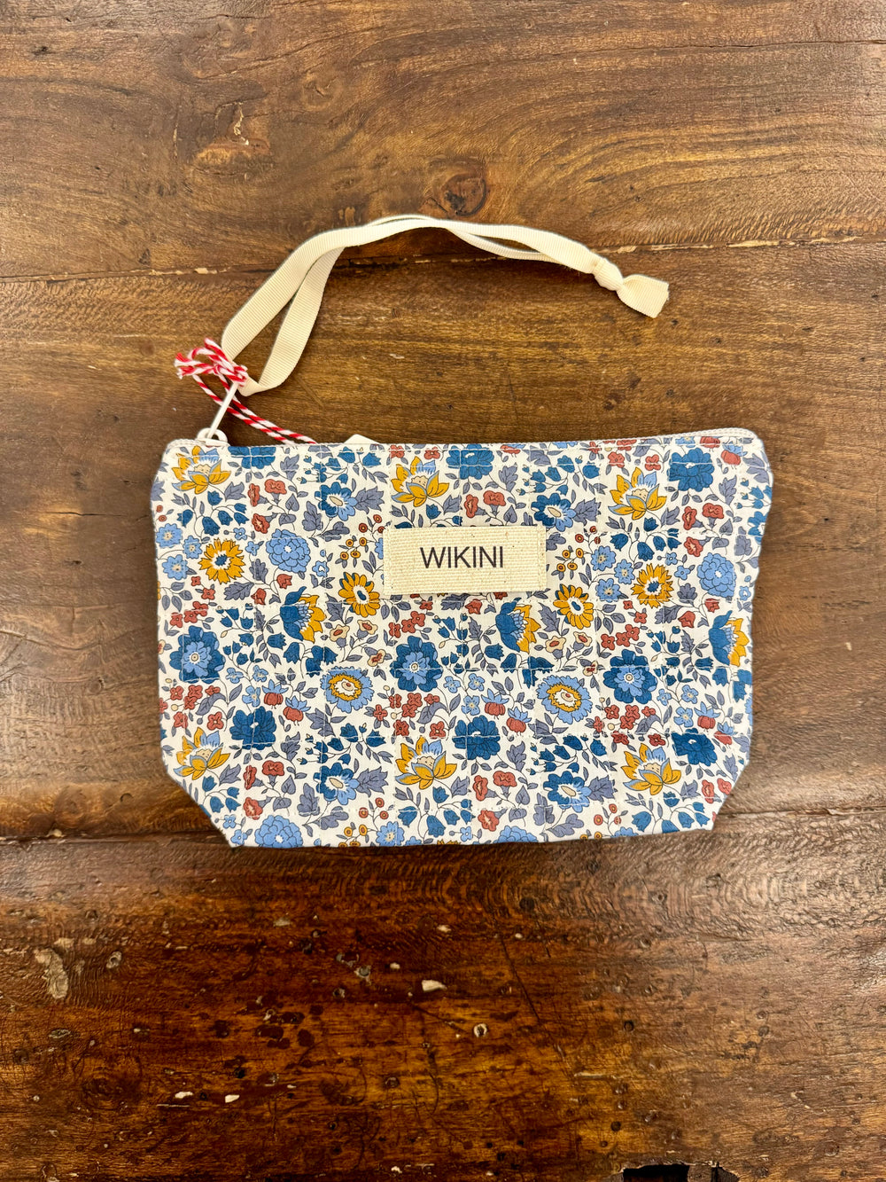 Pochette mini microfantasia azzurra