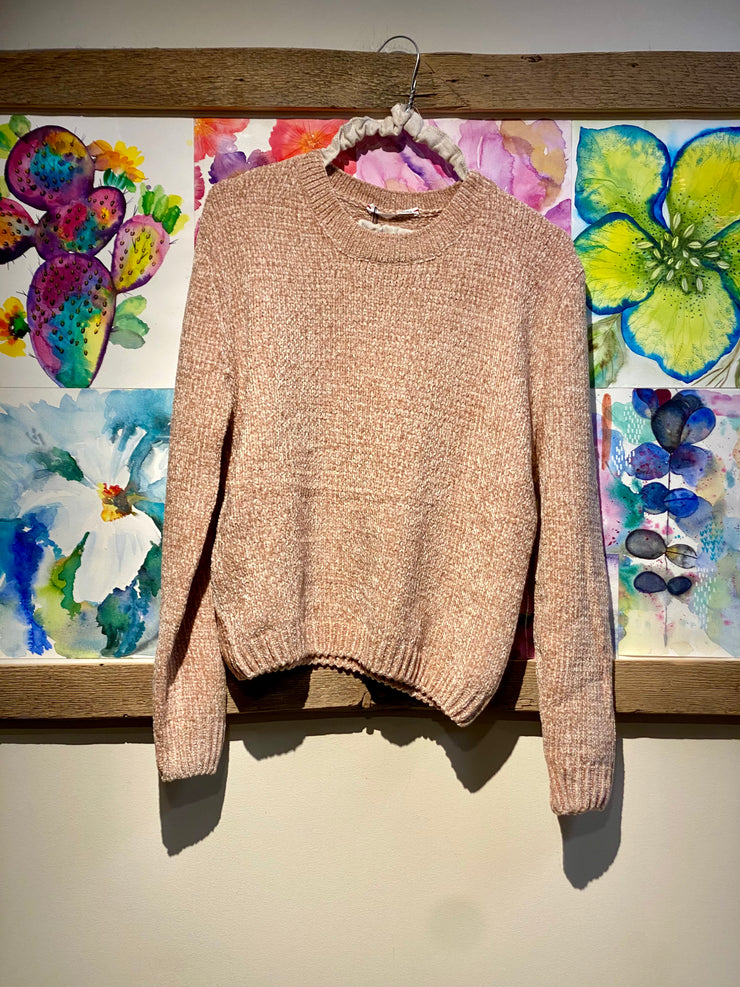 Maglia basica ciniglia nude