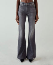 Jeans Lola organic nero shaft