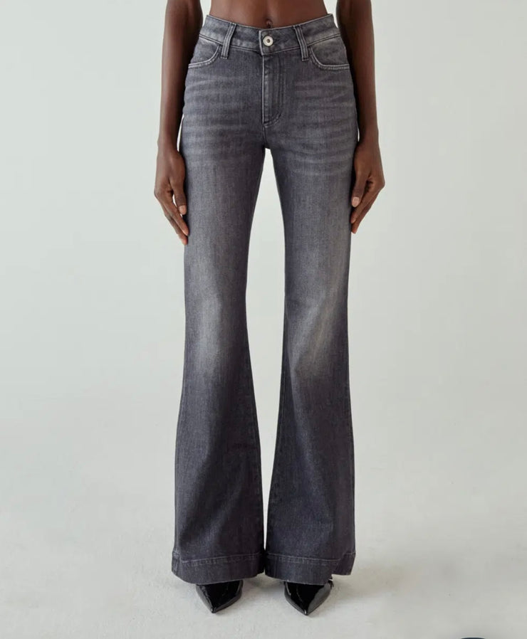 Jeans Lola organic nero shaft