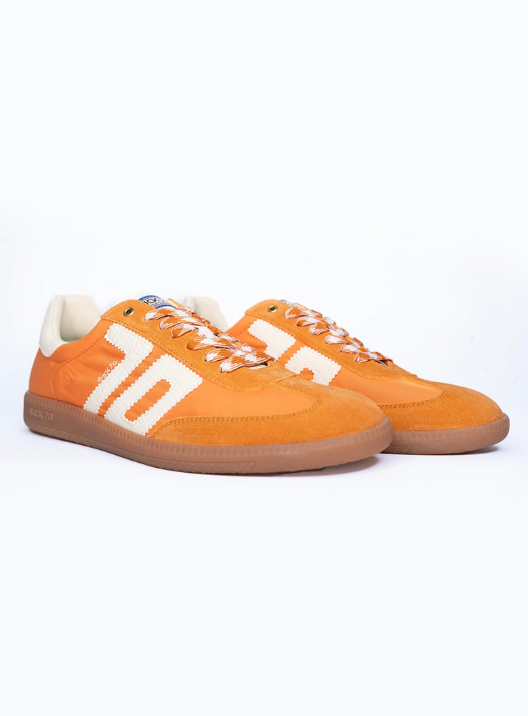 Sneakers suede Orange milk croc