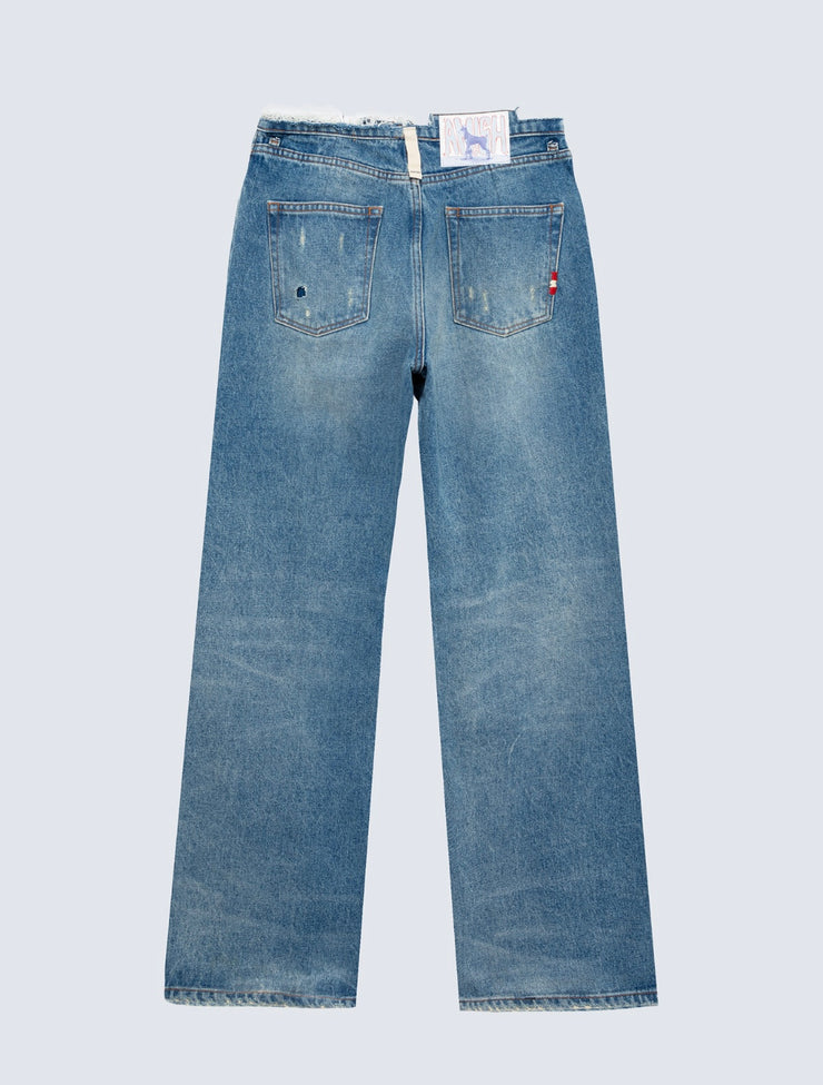 JEANS LOW USED BROKEN