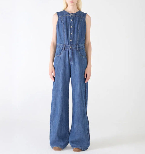 TUTA FIVE SMOCKING WIDE LEG JAPAN DENIM shaft