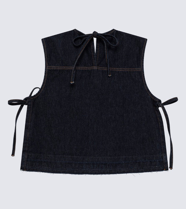 Top blouse denim