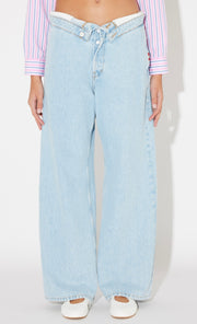 JEANS ROLL UP BLEACH