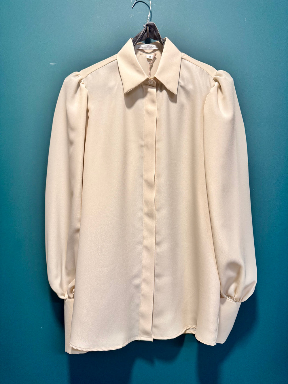 Camicia seta crema