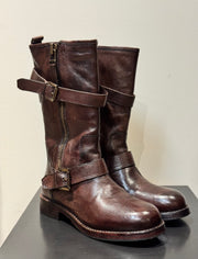 Stivale biker dark brown