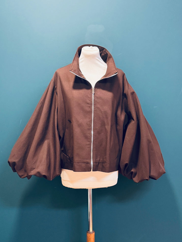 Bomber marrone palloncino
