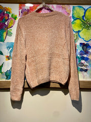 Maglia basica ciniglia nude
