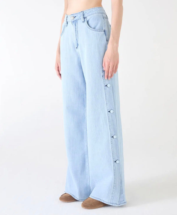 JEANS SPORTY WIDE LEG JAPAN DENIM SHAFT perlage