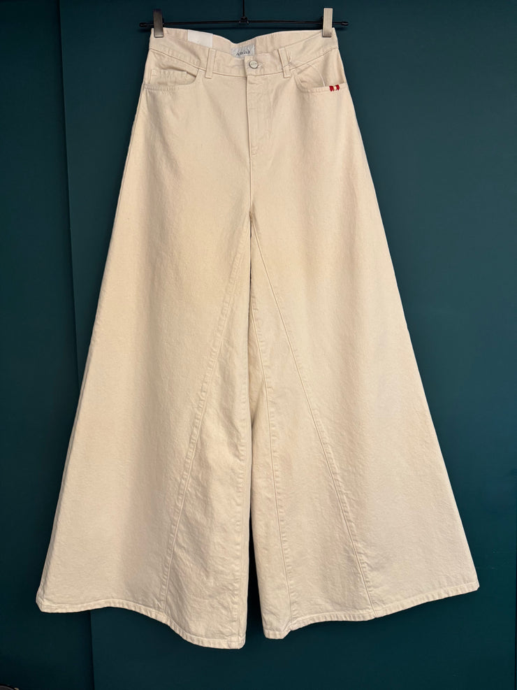 Jeans panna super flare