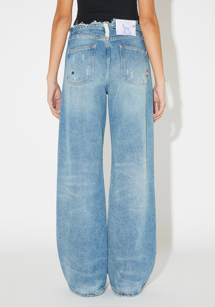JEANS LOW USED BROKEN