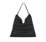 Borsa a spalla maxi Ada pelle nero