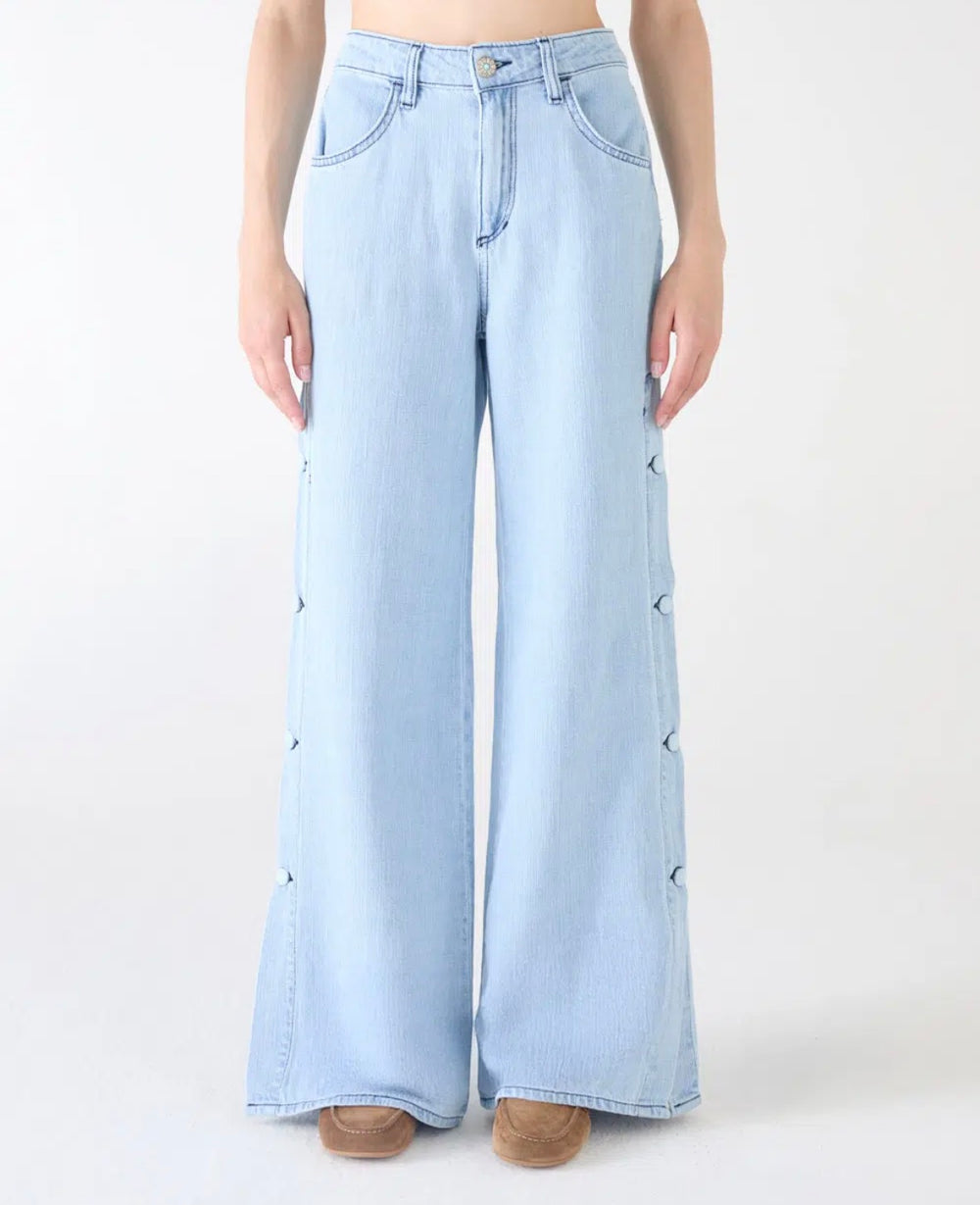 JEANS SPORTY WIDE LEG JAPAN DENIM SHAFT perlage
