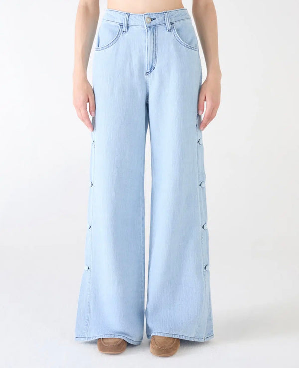JEANS SPORTY WIDE LEG JAPAN DENIM SHAFT perlage