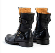 Stivale 2 fibbie nero Fiorentini+Baker