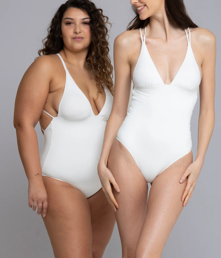 Costume intero bianco