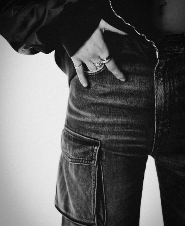 Jeans Jenna cargo black