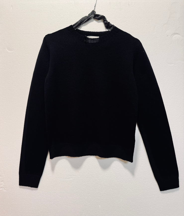 Maglia girocollo nero