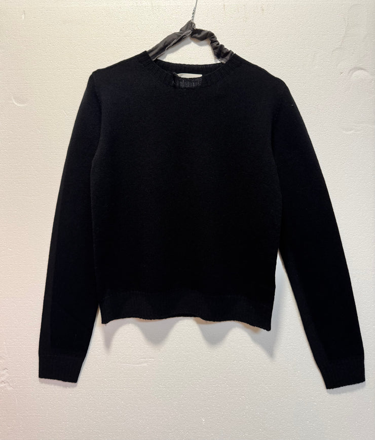 Maglia girocollo blu